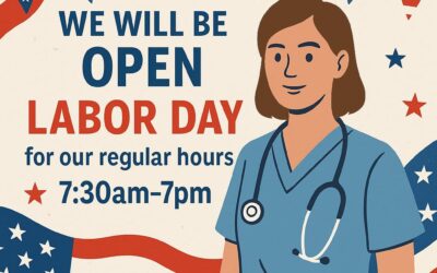We will be open Labor Day